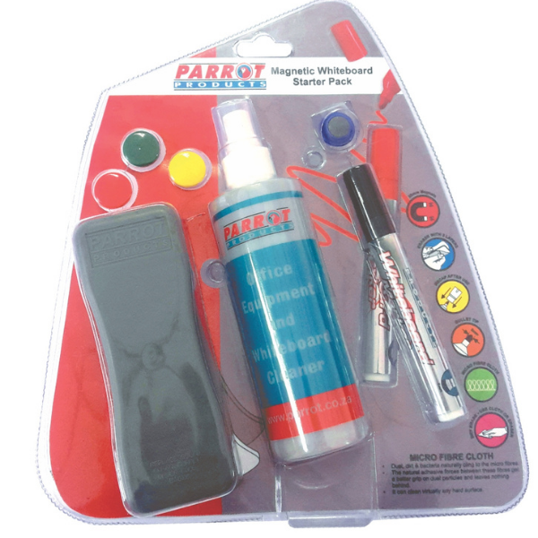 Magnetic white board kit