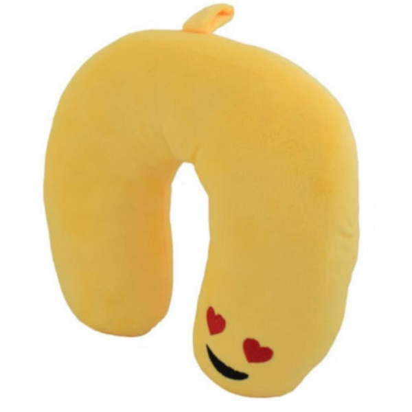 emoji heart eyes pillow